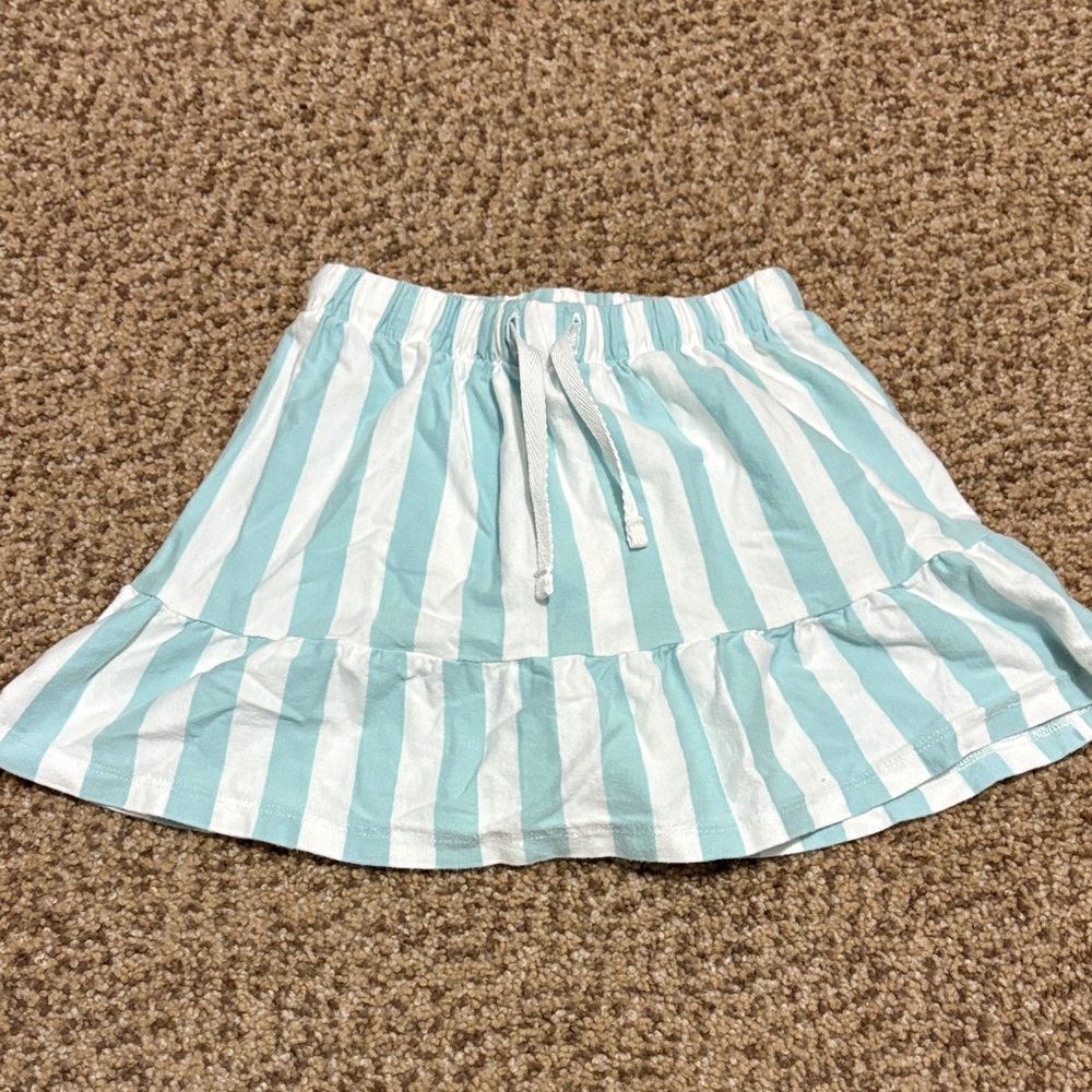 Carter's Blue and White Striped Skirt